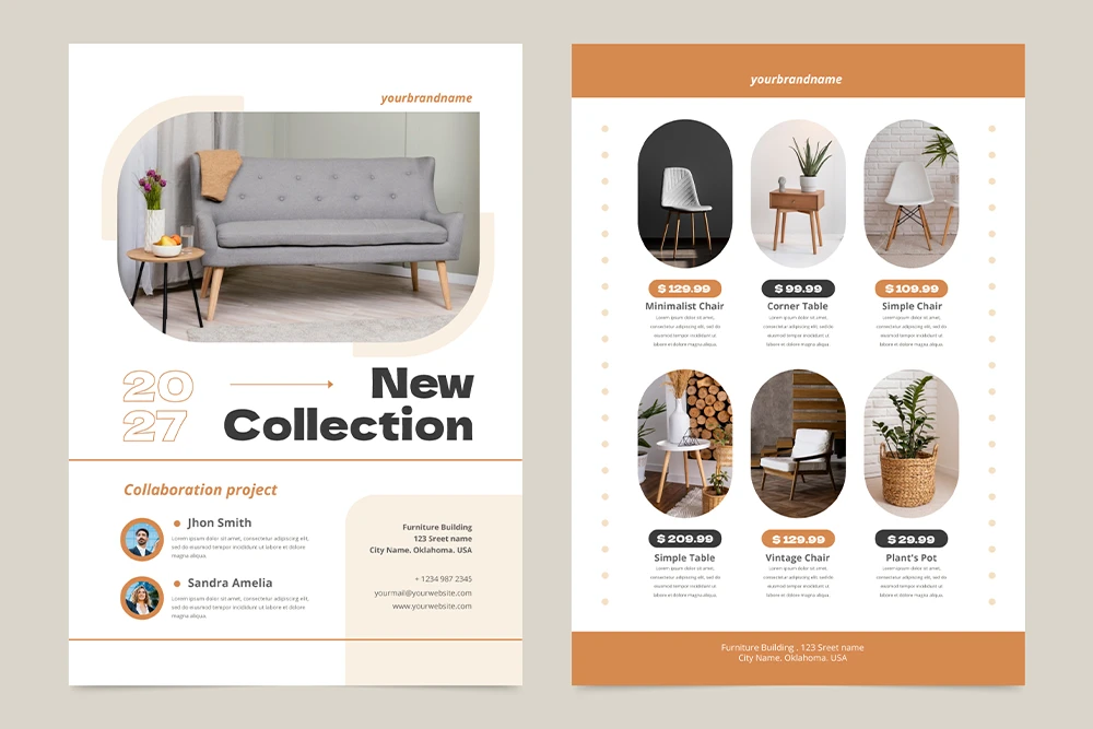 katalog z meblami