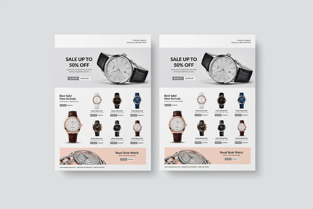 katalog z zegarkami